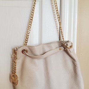 Michael Kors White leather shoulder Bag